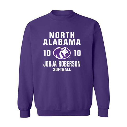 North Alabama - NCAA Softball : Jorja Roberson - Classic Shersey Crewneck Sweatshirt