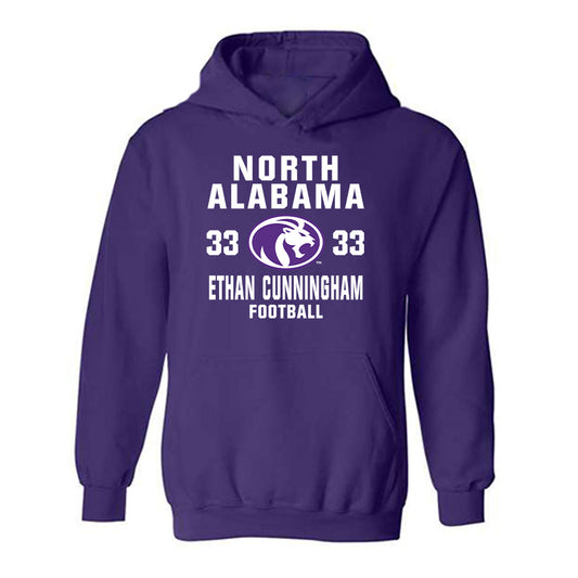 North Alabama - NCAA Football : Ethan Cunningham - Classic Shersey Hooded Sweatshirt-0
