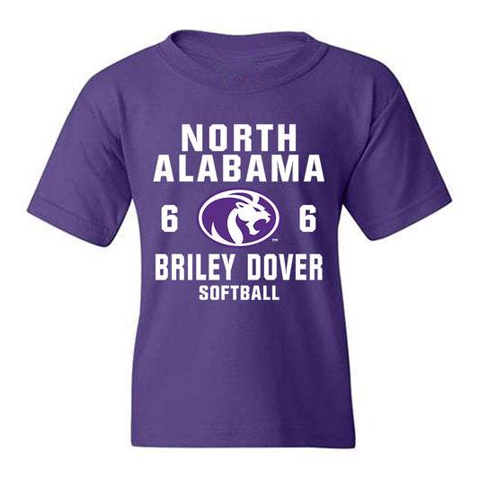 North Alabama - NCAA Softball : Briley Dover - Classic Shersey Youth T-Shirt-0