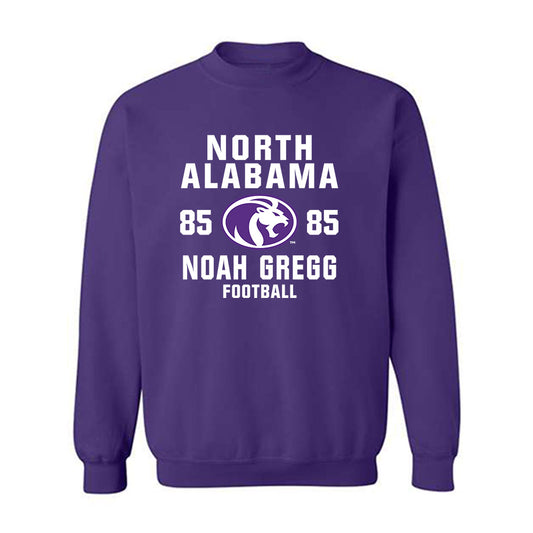 North Alabama - NCAA Football : Noah Gregg - Classic Shersey Crewneck Sweatshirt-0