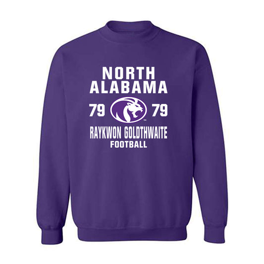 North Alabama - NCAA Football : Raykwon Goldthwaite - Classic Shersey Crewneck Sweatshirt-0