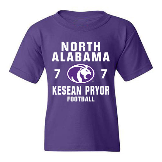 North Alabama - NCAA Football : Kesean Pryor - Classic Shersey Youth T-Shirt-0