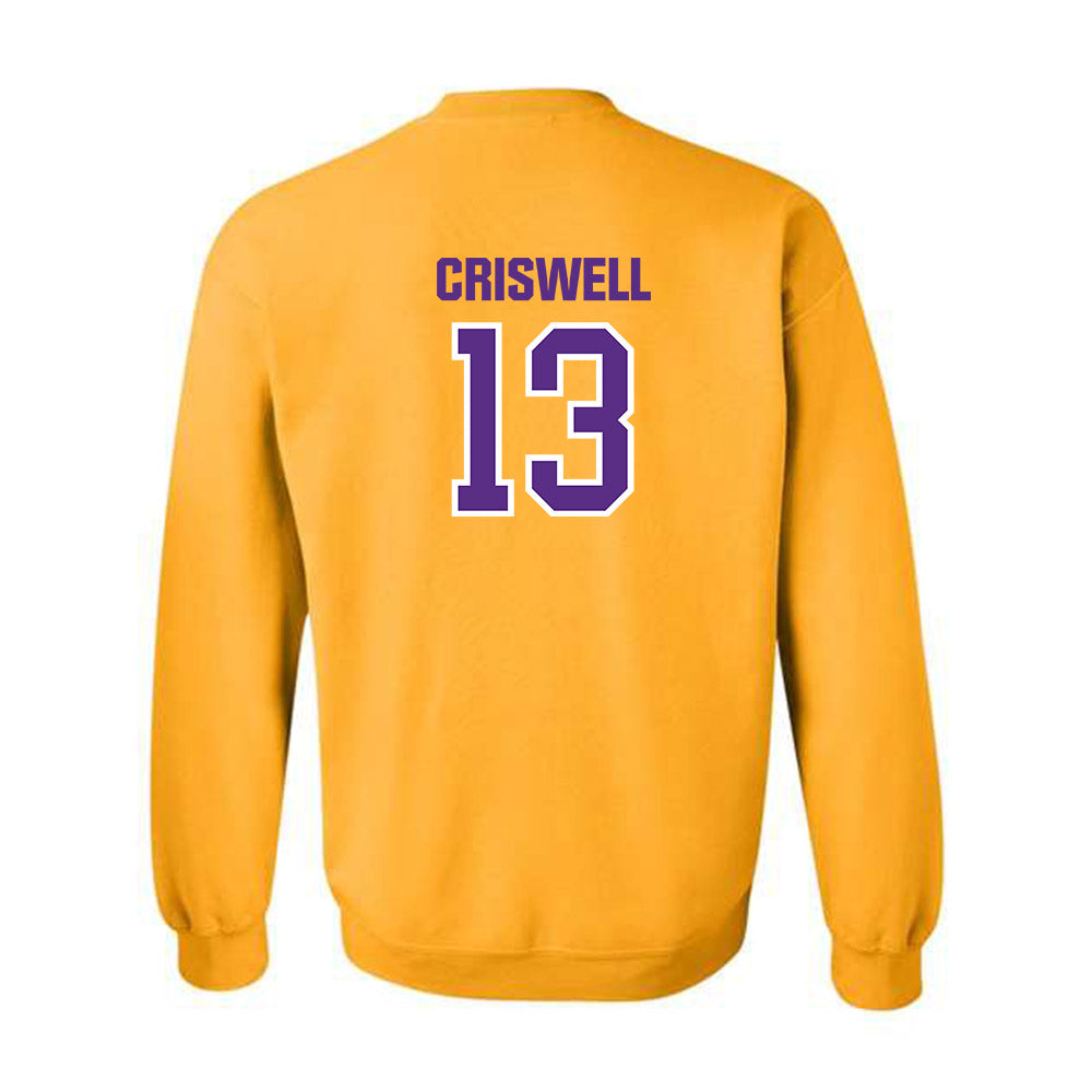 North Alabama - NCAA Women's Basketball : Katie Criswell - Classic Shersey Crewneck Sweatshirt-1