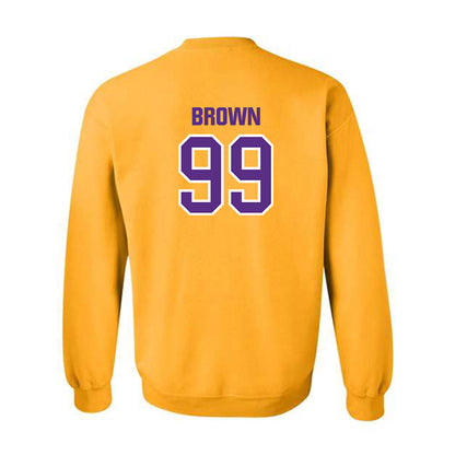 North Alabama - NCAA Football : Kaleb Brown - Classic Shersey Crewneck Sweatshirt-1