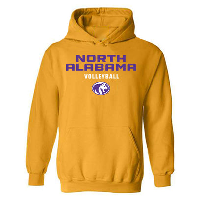 North Alabama - NCAA Women's Volleyball : Reese Ricketts - Classic Shersey Hooded Sweatshirt-0