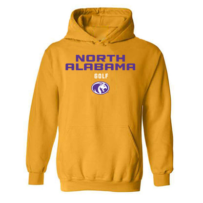 North Alabama - NCAA Men's Golf : Corey Maher - Classic Shersey Hooded Sweatshirt-0