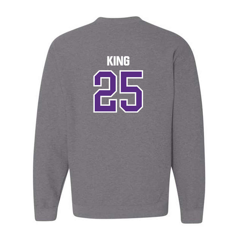North Alabama - NCAA Men's Basketball : Darkaun King - Classic Shersey Crewneck Sweatshirt-1