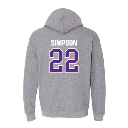 North Alabama - NCAA Football :Jaylen Simpson - Classic Shersey Hooded Sweatshirt-1