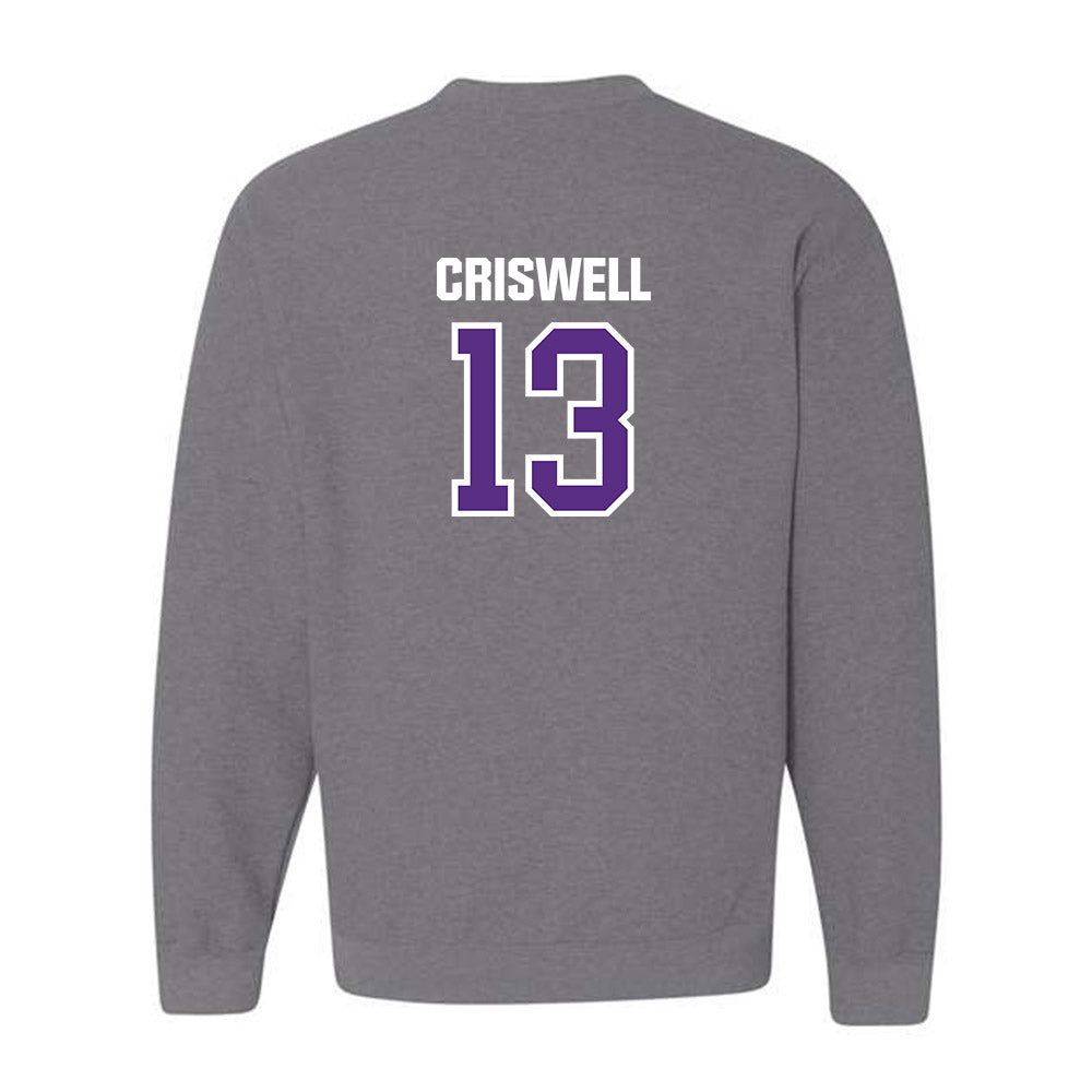 North Alabama - NCAA Women's Basketball : Katie Criswell - Classic Shersey Crewneck Sweatshirt-1