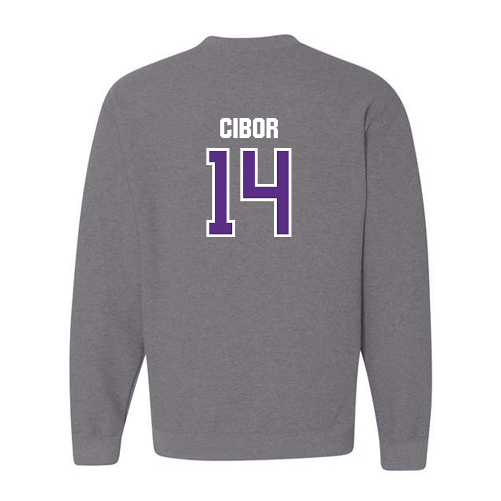 North Alabama - NCAA Women's Volleyball : Mia Cibor - Classic Shersey Crewneck Sweatshirt-1