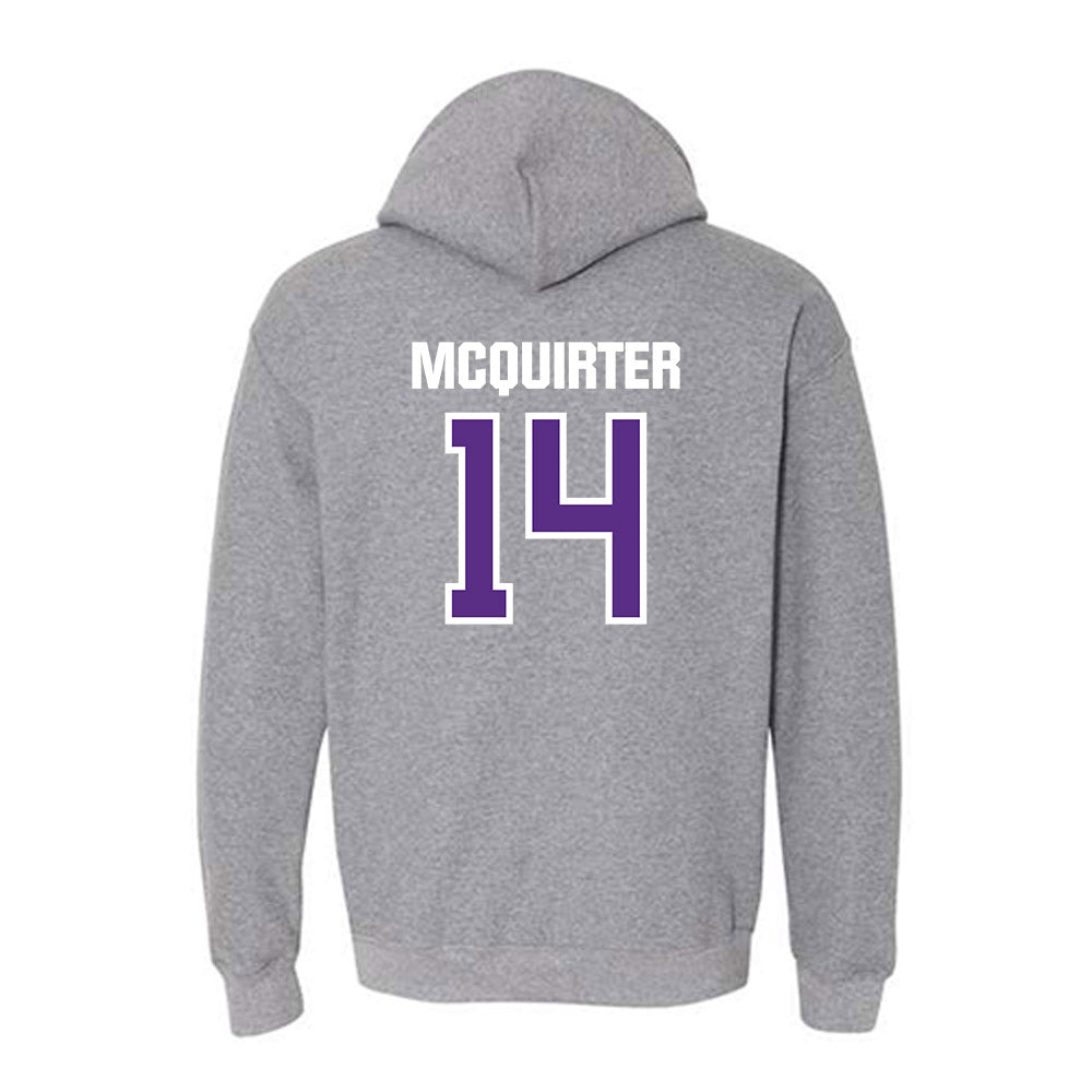 North Alabama - NCAA Women's Volleyball : Paris McQuirter - Classic Shersey Hooded Sweatshirt-1
