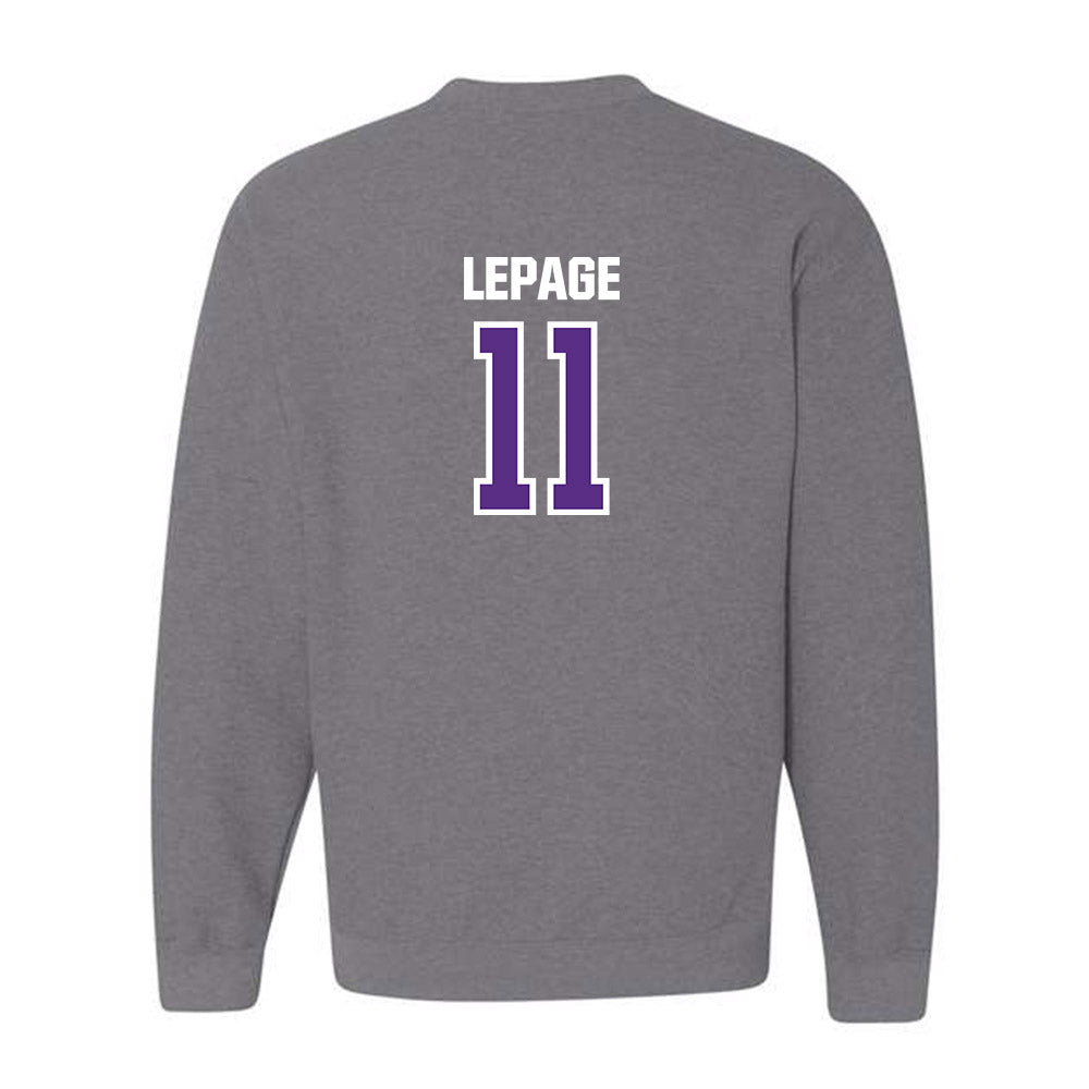 North Alabama - NCAA Baseball : Tyler LePage - Classic Shersey Crewneck Sweatshirt-1