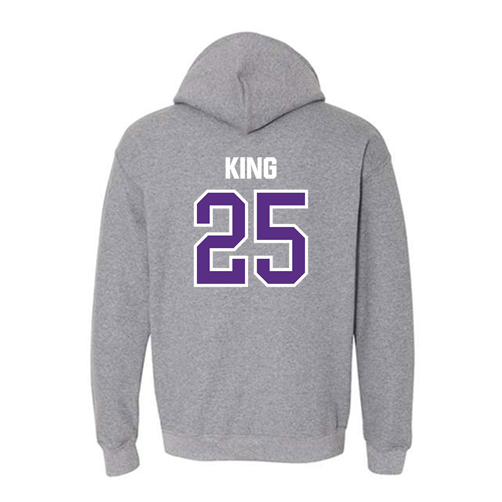 North Alabama - NCAA Men's Basketball : Darkaun King - Classic Shersey Hooded Sweatshirt-1