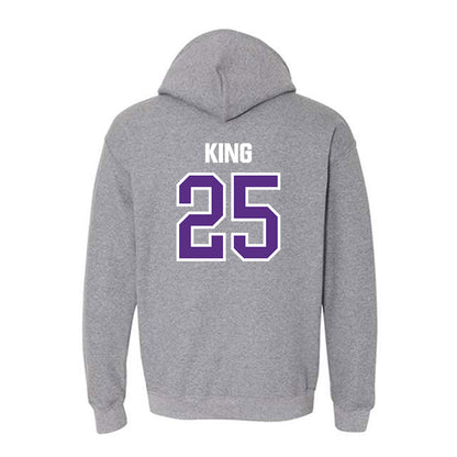 North Alabama - NCAA Men's Basketball : Darkaun King - Classic Shersey Hooded Sweatshirt-1