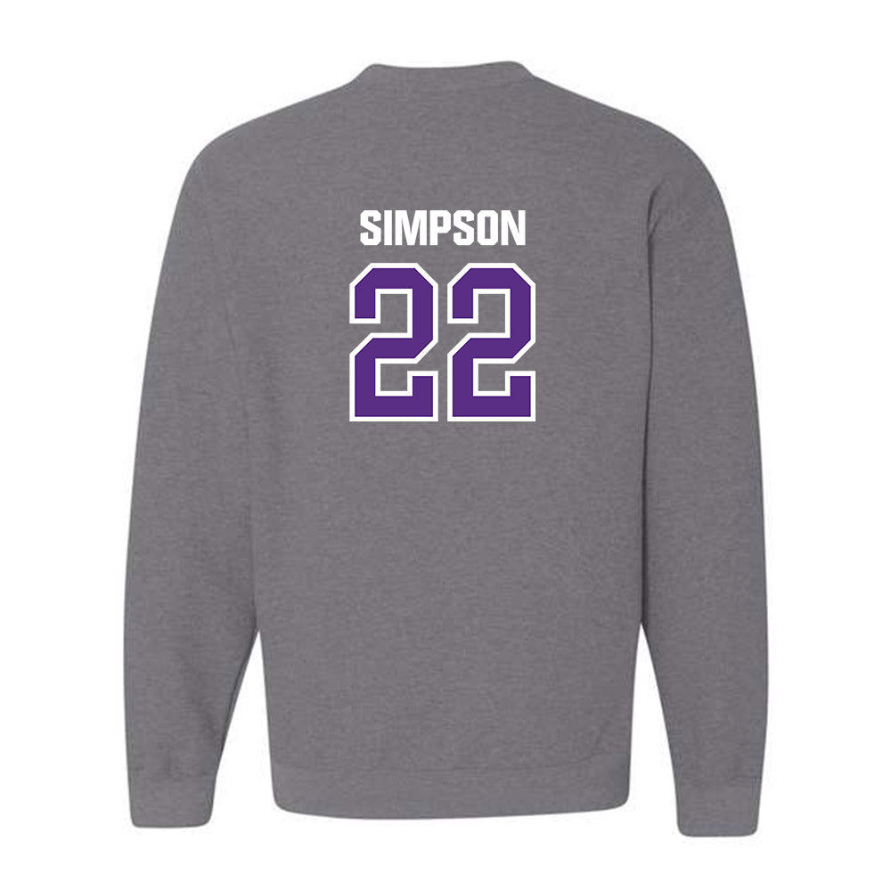 North Alabama - NCAA Football :Jaylen Simpson - Classic Shersey Crewneck Sweatshirt-1