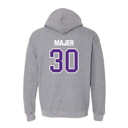 North Alabama - NCAA Baseball : Zakary Majer - Classic Shersey Hooded Sweatshirt-1