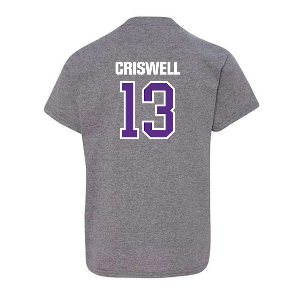 North Alabama - NCAA Women's Basketball : Katie Criswell - Classic Shersey Youth T-Shirt-1