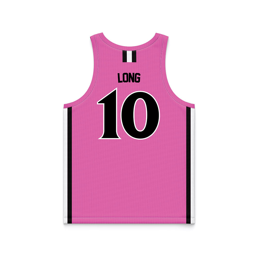 William & Mary - NCAA Women's Basketball : Marley Long - Pink Basketball Jersey-1