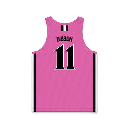 William & Mary - NCAA Women's Basketball : Aislinn Gibson - Pink Basketball Jersey-1