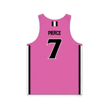William & Mary - NCAA Women's Basketball : Dynasti Pierce - Pink Basketball Jersey-1