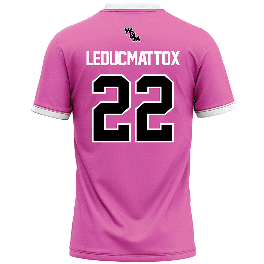 William & Mary - NCAA Football : Branson Leduc-Mattox - Football Jersey-1