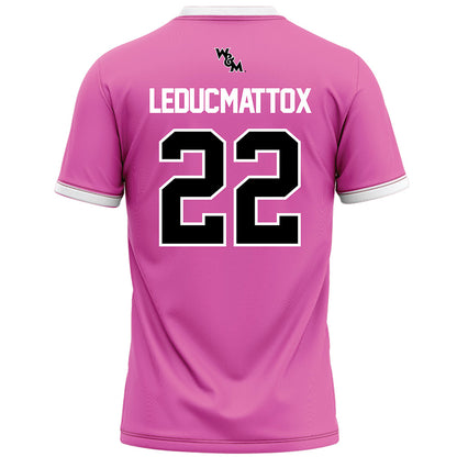 William & Mary - NCAA Football : Branson Leduc-Mattox - Football Jersey-1