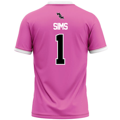 William & Mary - NCAA Football : Tariq Sims - Football Jersey-1