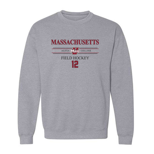 UMass - NCAA Women's Field Hockey : Alexa Collins - Classic Fashion Shersey Crewneck Sweatshirt