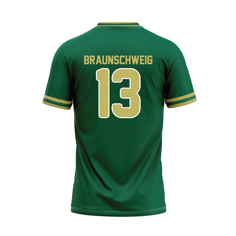 UAB - NCAA Baseball : Logan Braunschweig - Green Jersey-1