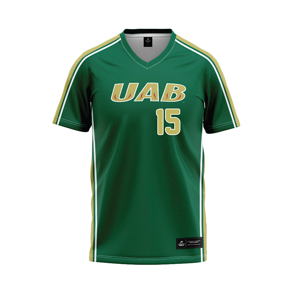 UAB - NCAA Softball : Abbi Perkins - Green Jersey-0