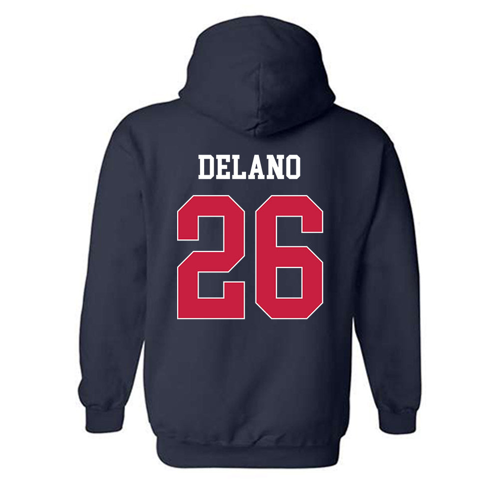 South Alabama - NCAA Baseball : Matthew DeLano - Classic Fashion Shersey Hooded Sweatshirt-1