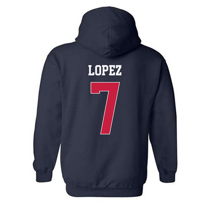 South Alabama - NCAA Football : Gio Lopez - Classic Fashion Shersey Hooded Sweatshirt-1