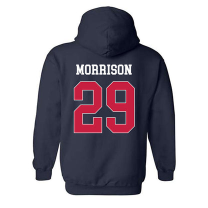 South Alabama - NCAA Baseball : Kyle Morrison - Classic Fashion Shersey Hooded Sweatshirt-1