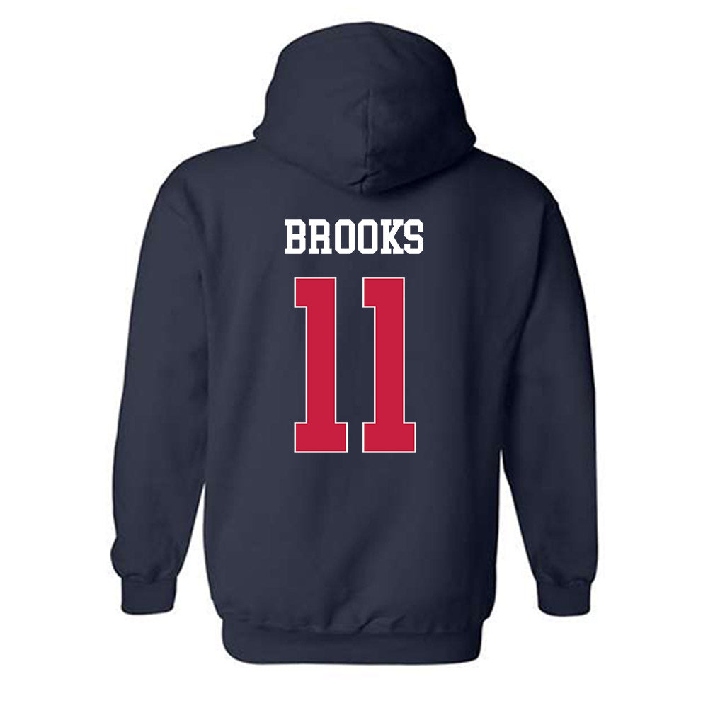 South Alabama - NCAA Baseball : Dalton Brooks - Classic Fashion Shersey Hooded Sweatshirt-1