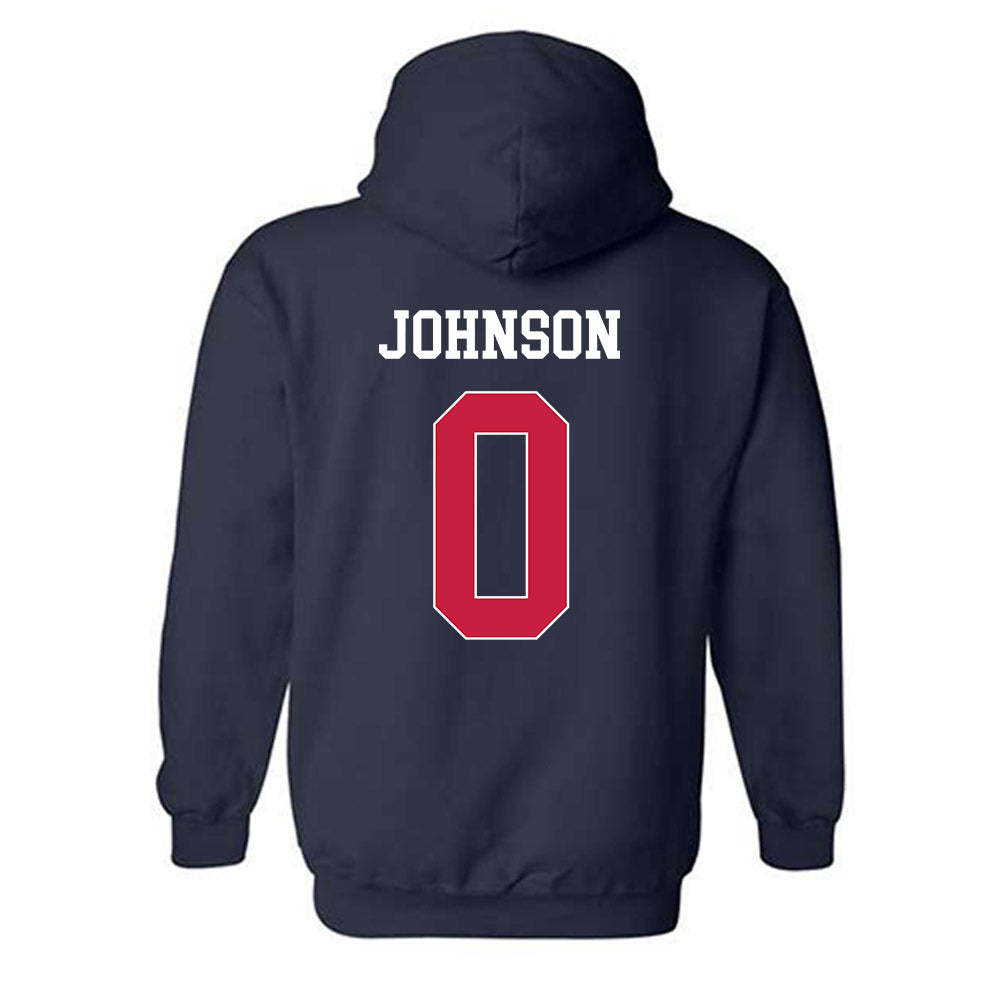 South Alabama - NCAA Men's Track & Field : Alex Johnson - Classic Fashion Shersey Hooded Sweatshirt-1