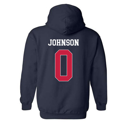 South Alabama - NCAA Men's Track & Field : Alex Johnson - Classic Fashion Shersey Hooded Sweatshirt-1