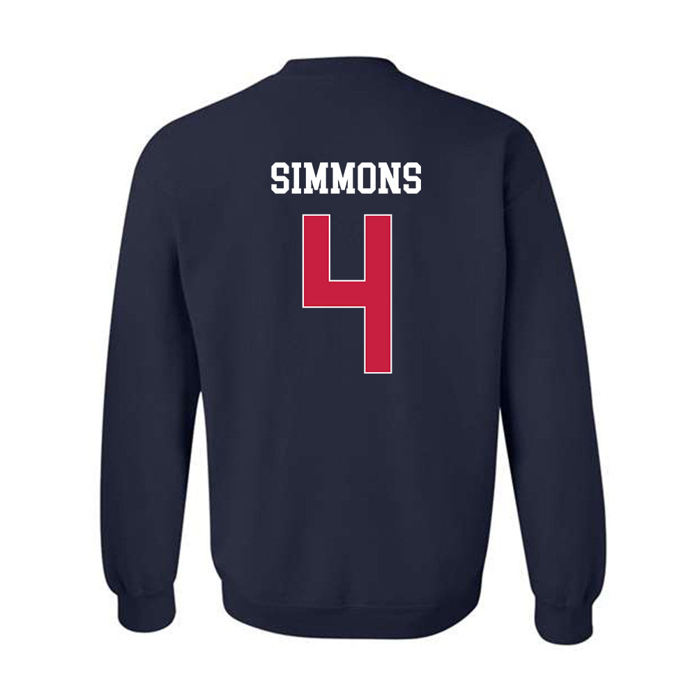 South Alabama - NCAA Women's Basketball : Michiyah Simmons - Classic Fashion Shersey Crewneck Sweatshirt-1