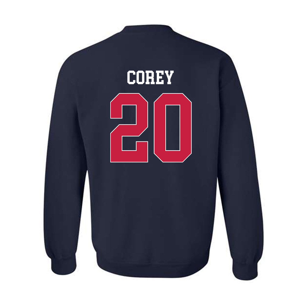 South Alabama - NCAA Men's Basketball : Myles Corey - Classic Fashion Shersey Crewneck Sweatshirt-1