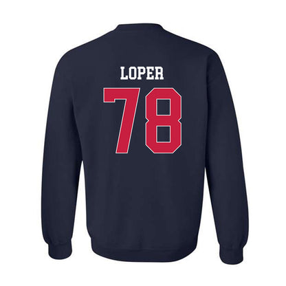  - NCAA Football : Samuel Loper - Classic Fashion Shersey Crewneck Sweatshirt-1