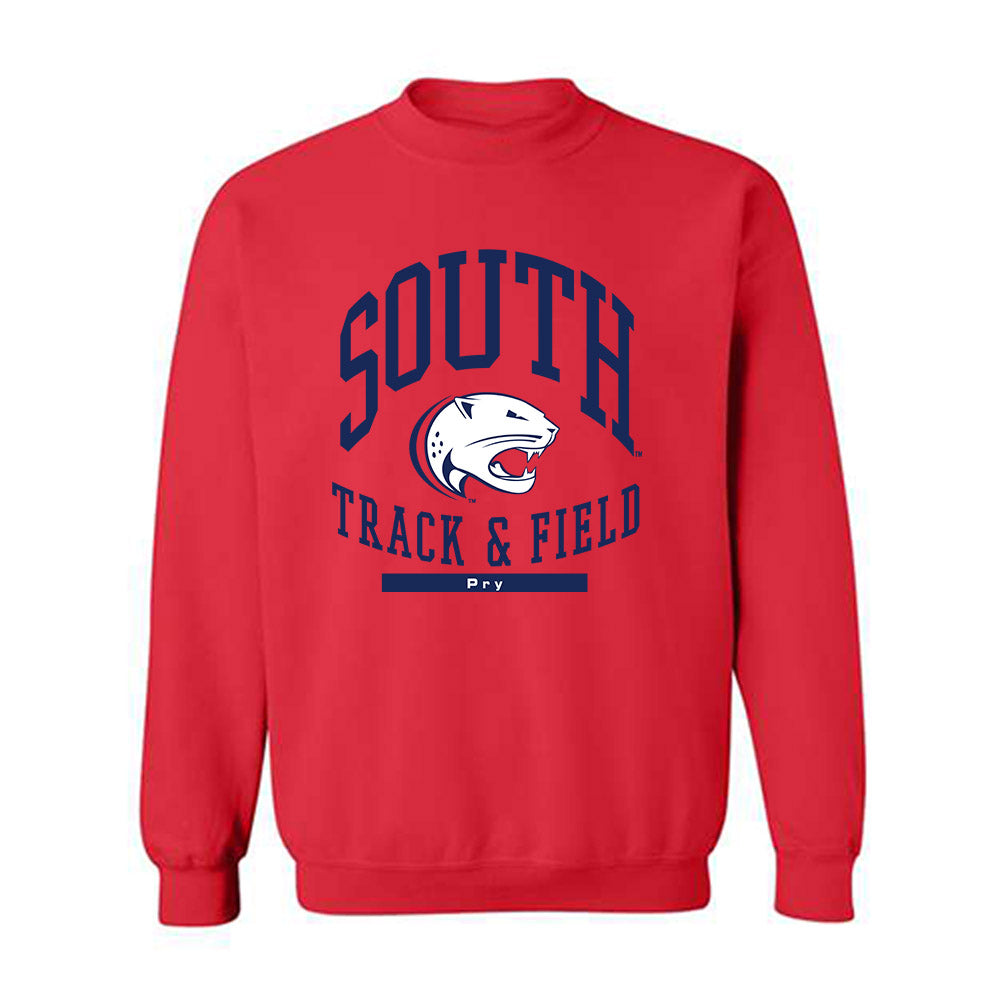 South Alabama - NCAA Women's Track & Field : Josie Pry - Classic Fashion Shersey Crewneck Sweatshirt-0
