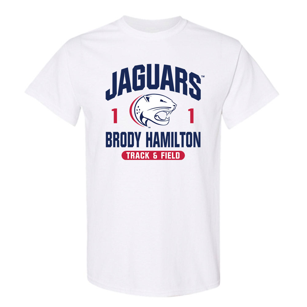 South Alabama - NCAA Men's Track & Field : Brody Hamilton - Classic Fashion Shersey T-Shirt-0