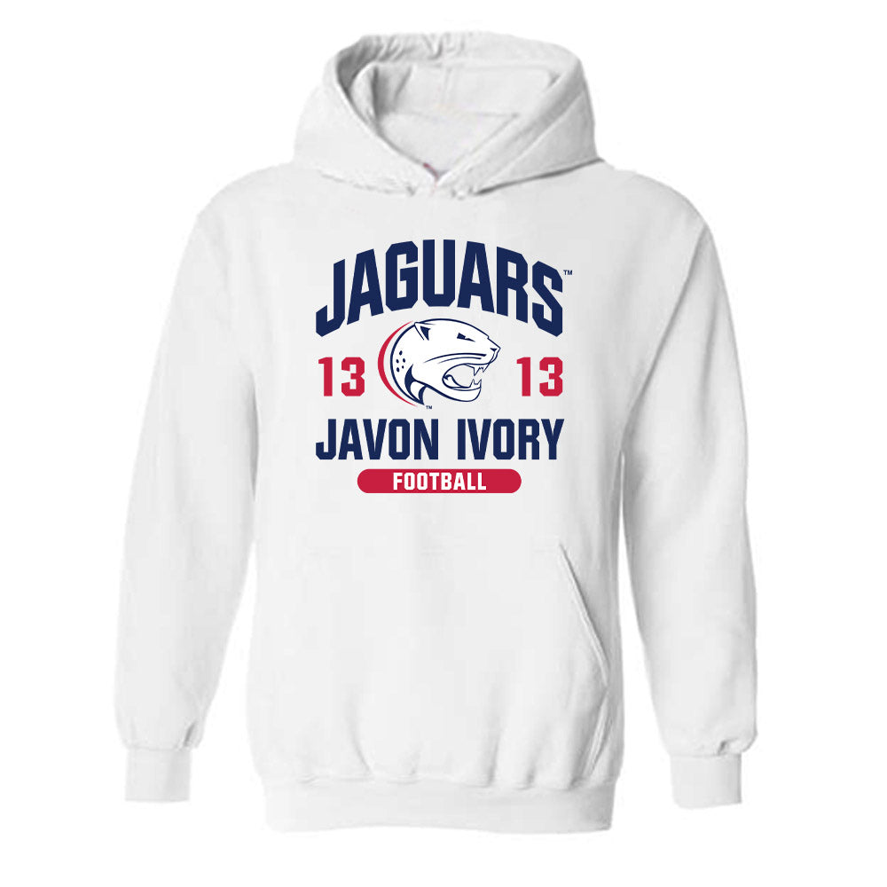 South Alabama - NCAA Football : Javon Ivory - Classic Fashion Shersey Hooded Sweatshirt