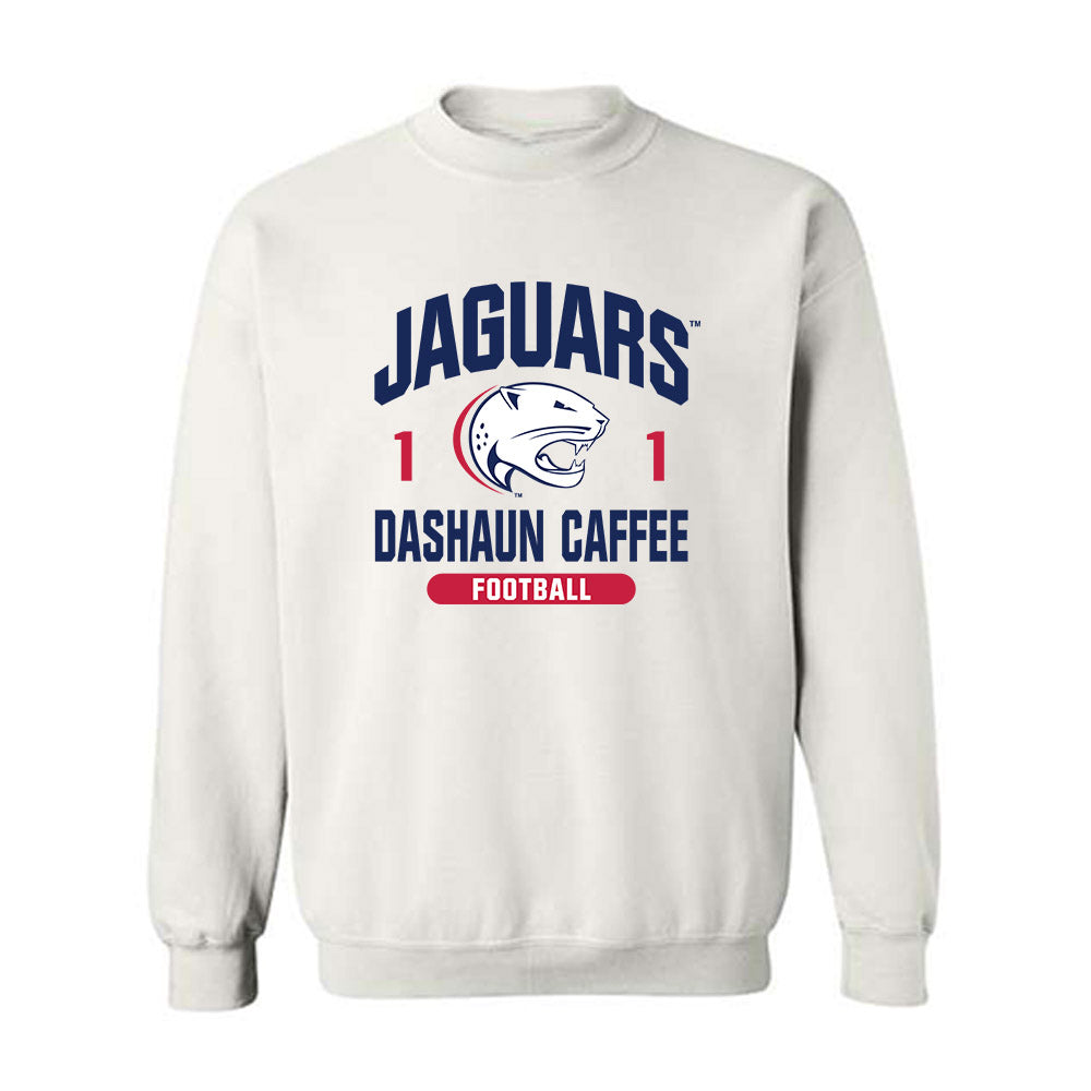 South Alabama - NCAA Football : Dashaun Caffee - Classic Fashion Shersey Crewneck Sweatshirt