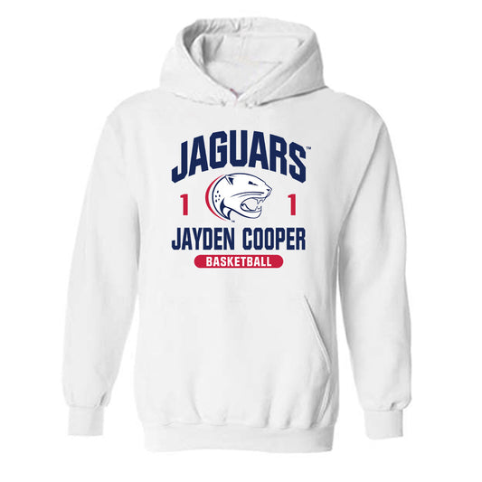 South Alabama - NCAA Men's Basketball : Jayden Cooper - Classic Fashion Shersey Hooded Sweatshirt