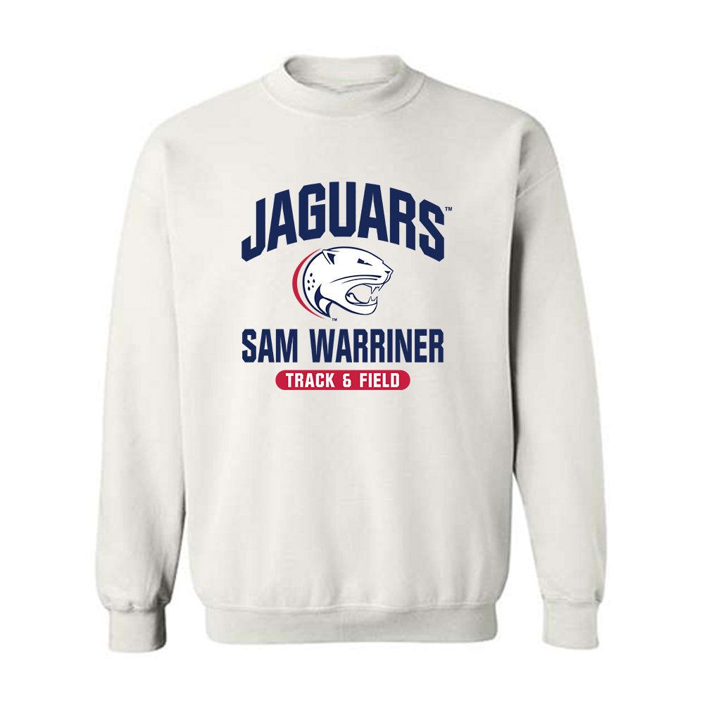 South Alabama - NCAA Men's Track & Field : Sam Warriner - Classic Fashion Shersey Crewneck Sweatshirt