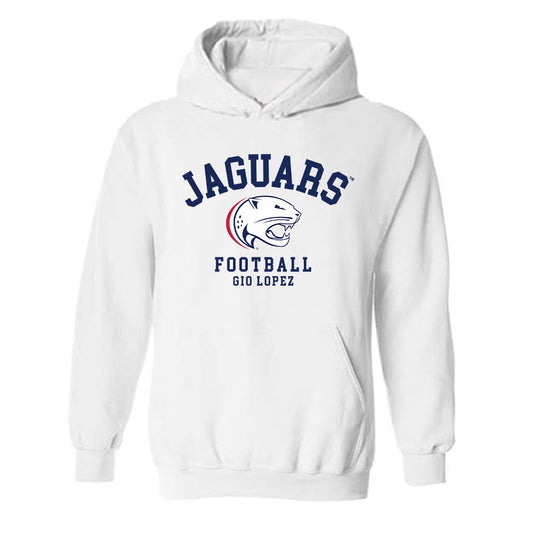 South Alabama - NCAA Football : Gio Lopez - Classic Fashion Shersey Hooded Sweatshirt-0