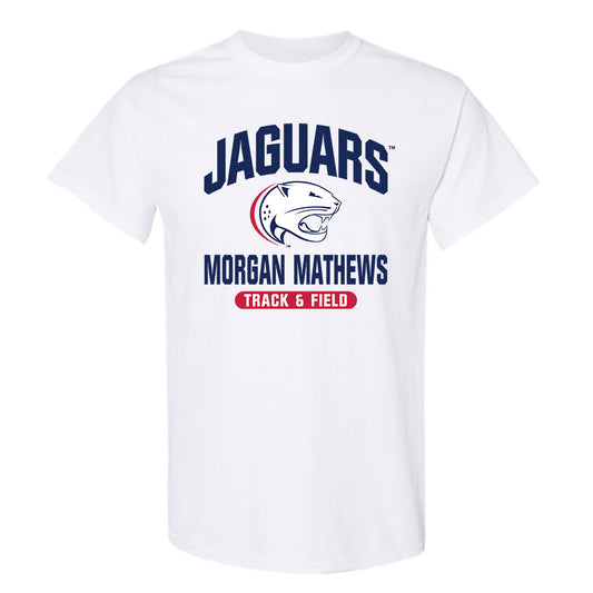 South Alabama - NCAA Women's Track & Field : Morgan Mathews - Classic Fashion Shersey T-Shirt-0