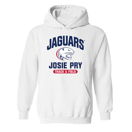 South Alabama - NCAA Women's Track & Field : Josie Pry - Classic Fashion Shersey Hooded Sweatshirt