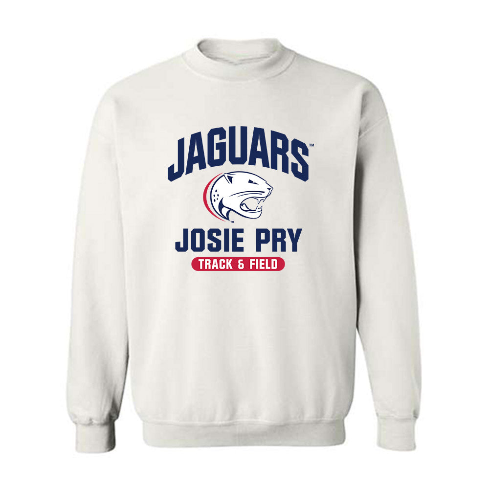 South Alabama - NCAA Women's Track & Field : Josie Pry - Classic Fashion Shersey Crewneck Sweatshirt