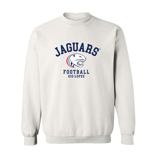 South Alabama - NCAA Football : Gio Lopez - Classic Fashion Shersey Crewneck Sweatshirt-0